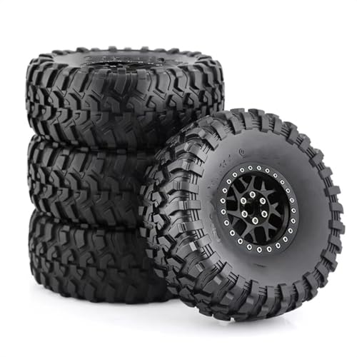 RC Auto Reifen Für Axial Für SCX10 Für Wraith RR10 Für Capra Für Traxxas 1/8 1/10 RC Crawler Auto 135 Mm Metall 2, Zoll Beadlock Felgenreifen von QOAKSDY