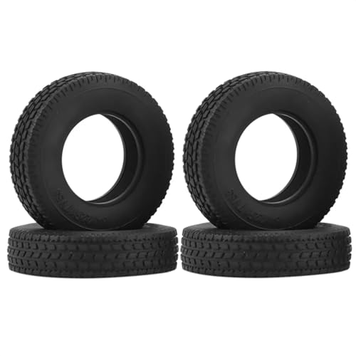 RC Auto Reifen Für Tamiya Für King Für Hauler Für ACTROS Für Scania 1/14 RC Sattelzugmaschine Kipperteile 4 Stück 20 Mm Hartgummireifen RC Auto Reifen Für Tamiya Für King Für Hauler Für ACTROS Für Scania 1/14 RC Sattelzugmaschine Kipperteile 4 Stück 20 Mm Hartgummireifen von QOAKSDY