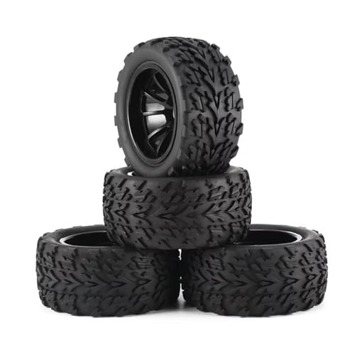 RC Auto Reifen Für Traxxas Für Arrma Für Redcat Für HSP 1/10 RC Für Monster Truck Für Buggy 120 Mm Reifen-Rad-Schaumstoffeinsätze 12 Sechskant von QOAKSDY