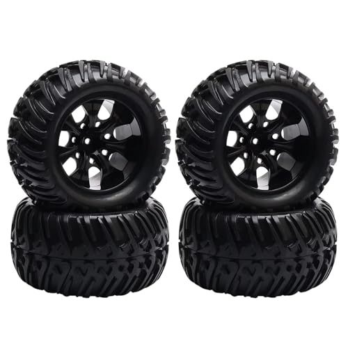 RC Auto Reifen Für Traxxas Für Arrma Für Redcat Für HSP 1/10 RC Für Monster Truck Für Buggy 128 Mm Reifen-Rad-Schaumstoffeinsätze 12 Sechskant RC Auto Reifen Für Traxxas Für Arrma Für Redcat Für HSP 1/10 RC Für Monster Truck Für Buggy 128 Mm Reifen-Rad-Schaumstoffeinsätze 12 Sechskant von QOAKSDY