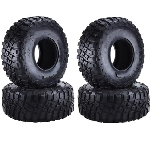 RC Auto Reifen Für Traxxas Für TRX4 Für TRX6 Für Axial Für SCX10 Für Wraith 1/10 RC Crawler 120 Mm 2, Mud Grappler Gummireifen Radreifen von QOAKSDY