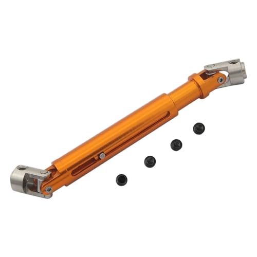 RC-Cars-Upgrade Teile Für Axial Für SCX10 AX10 Für Tamiya CC01 D90 TF2 1/10 RC Upgrade Teile Für Rock Crawler Aluminium Antriebswelle Joint CVD 103-150mm(Yellow) von QOAKSDY