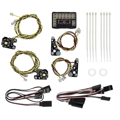 RC-Cars-Upgrade Teile Für Traxxas Für TRX-4 Für Defender 1/10 RC Modell Auto Zubehör Beleuchtung System Vorne Hinten Lichter Lampe Gruppe Front Licht Kit Modifizierte Teile RC-Cars-Upgrade Teile Für Traxxas Für TRX-4 Für Defender 1/10 RC Modell Auto Zubehör Beleuchtung System Vorne Hinten Lichter Lampe Gruppe Front Licht Kit Modifizierte Teile von QOAKSDY