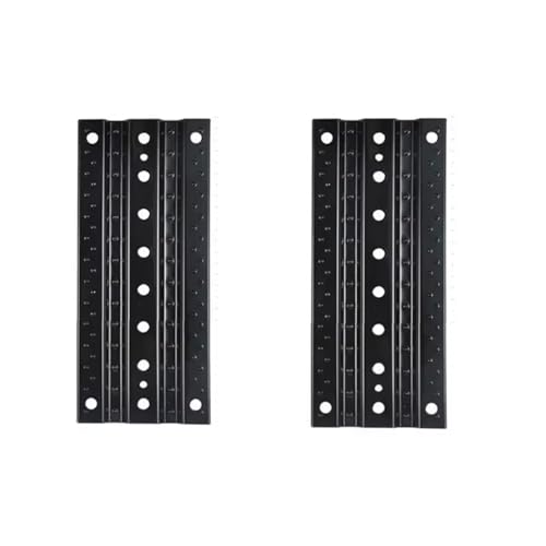RC Teile Für Axial Für SCX10 Für Traxxas Für TRX4 1/10 RC Crawler Car Kit 2-teiliges Metallsandleiter-Bergungsrampenbrett Für Escape Board(Black) von QOAKSDY