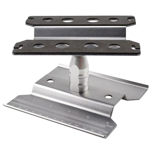RC Teile Für Traxxas Für TRX-4 Für Axial Für SCX10 90046 D90 1/10 1/8 RC-Auto, Metall-Reparaturstation, Arbeitsständer, Montage Für Plattform(Silver) von QOAKSDY