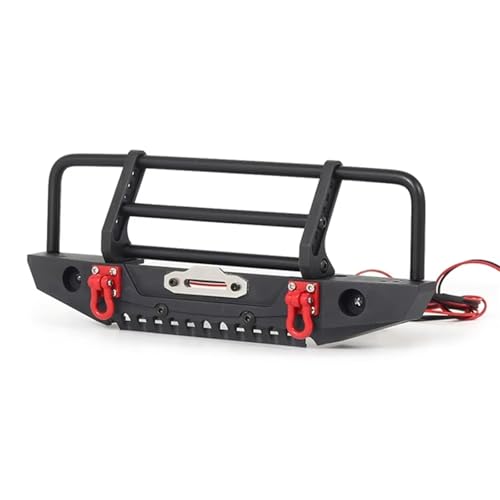 RC Teile Für Traxxas Für TRX-4 Für Defender Für Bronco Für Axial Für SCX10 90046 90047 Frontstoßstange Mit Licht 1/10 RC Crawler Car von QOAKSDY