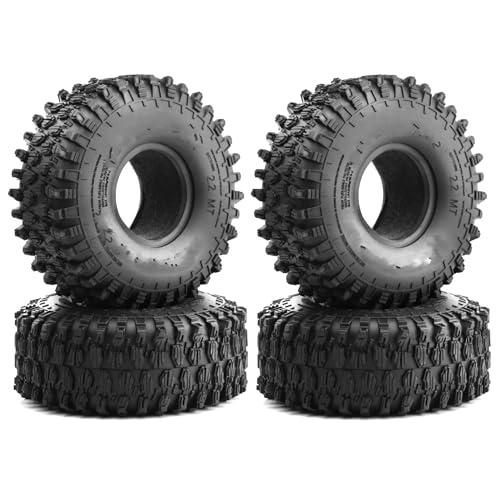 RC Teile Kompatibel Mit Axial Für SCX10 Für Wraith Für Capra RR10 Für Traxxas Für TRX4 D90 Für Redcat 2,2 Zoll Reifen Rad Reifen 1/10 RC Crawler Auto RC Teile Kompatibel Mit Axial Für SCX10 Für Wraith Für Capra RR10 Für Traxxas Für TRX4 D90 Für Redcat 2,2 Zoll Reifen Rad Reifen 1/10 RC Crawler Auto von QOAKSDY