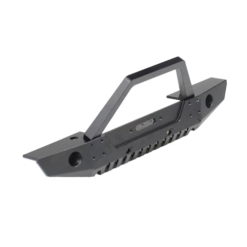 RC Teile Kompatibel Mit Axial Für Scx10 90046 Für Traxxas Für TRX-4 D90 Metall-Frontstoßstange Mit Licht 1/10 RC Crawler Auto-Upgrade-Zubehör von QOAKSDY