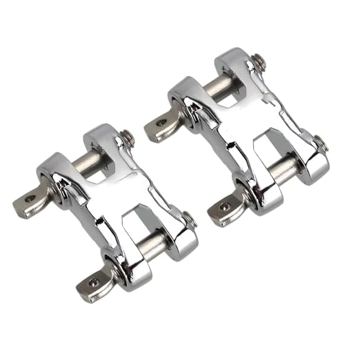 RC Teile Kompatibel Mit TRX-4 Für Axial SCX10 90046 Für Redcat GEN8 Metallstoßstange D-Ring Abschlepphaken 1/10 RC Crawler Für Rock Car Upgrade Teile(Silver,2Pcs) von QOAKSDY