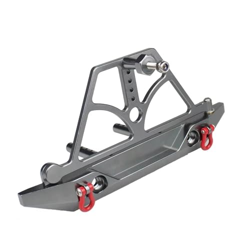 RC Teile Kompatibel Mit Traxxas Für HSP Für Axial Für SCX10 D90 Für HPI 1/10 RC-Auto, Heckstoßstange Aus Aluminiumlegierung Mit Reserverad-Trägerschäkeln von QOAKSDY