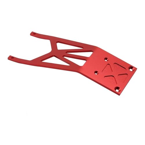 RC Teile Kompatibel Mit Traxxas Für Slash 2WD RC Für Modellauto-Ersatzzubehör, Vorderseite Aus Aluminiumlegierung Für Chassis-Schutzplatten-Kit(Red) von QOAKSDY