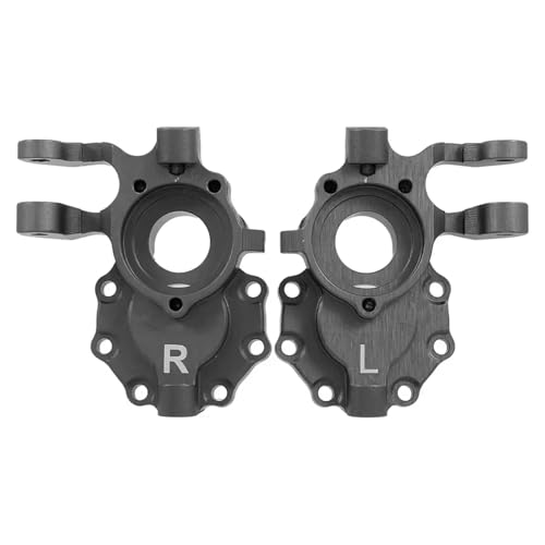 RC Teile Kompatibel Mit Traxxas Für TRX-4 1/10 RC Crawler Aluminium-Vorderradlenkbecher-Upgrade-Teilezubehör(Gray) von QOAKSDY