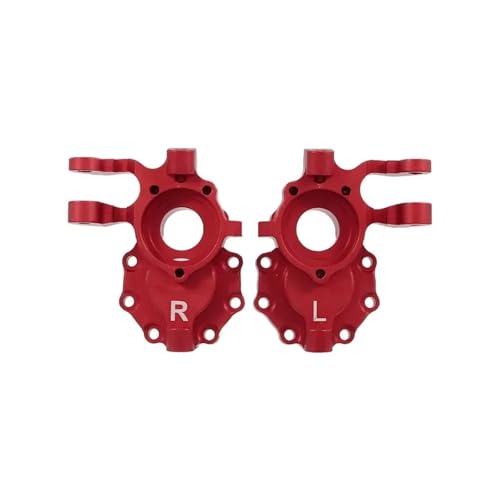 RC Teile Kompatibel Mit Traxxas Für TRX-4 1/10 RC Crawler Aluminium-Vorderradlenkbecher-Upgrade-Teilezubehör(Red) von QOAKSDY