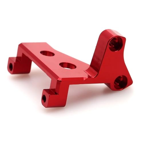 RC Teile Kompatibel Mit Traxxas Für Trx4 Für Trx6 1/10 RC Crawler Auto Upgrade Teile Zubehör RC Metall Mittelgetriebe Diff Lock Servohalterung(Red) von QOAKSDY