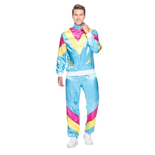 QOAUPO 80er Jahre Outfit Damen Herren Paare Karneval Trainingsanzug Retro Disco Kostüm Stehkragen Jacke Hose Anzug Bad Taste Outfit 70er Punk Jogginganzug 80er Jahre Kleidung Faschingskostüme QOAUPO 80er Jahre Outfit Damen Herren Paare Karneval Trainingsanzug Retro Disco Kostüm Stehkragen Jacke Hose Anzug Bad Taste Outfit 70er Punk Jogginganzug 80er Jahre Kleidung Faschingskostüme von QOAUPO