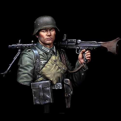 QOMJSDLP 1/10 WWII Soldat Harz Büste Soldat Modell Bausatz unlackiert und unmontiert Harz Modell //T8A1b1 QOMJSDLP 1/10 WWII Soldat Harz Büste Soldat Modell Bausatz unlackiert und unmontiert Harz Modell //T8A1b1 von QOMJSDLP