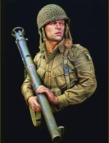 QOMJSDLP 1/10 WWII Soldat Harz Büste Soldat Modell Bausatz unlackiert und unmontiert Harz Modell //T8A1b3 QOMJSDLP 1/10 WWII Soldat Harz Büste Soldat Modell Bausatz unlackiert und unmontiert Harz Modell //T8A1b3 von QOMJSDLP