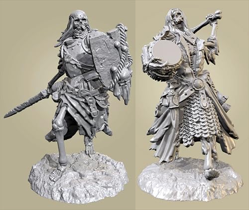 QOMJSDLP 1/35 Ancient Hell Samurai Warrior Resin Model Kit Unbemalt und unmontiert Soldier Resin Model Kit (2 Figuren) // o7A-4q23 von QOMJSDLP