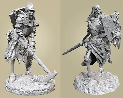QOMJSDLP 1/35 Ancient Hell Samurai Warrior Resin Model Kit Unbemalt und unmontiert Soldier Resin Model Kit (2-Personen) //g7F2A12 von QOMJSDLP