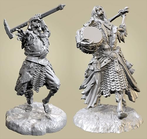 QOMJSDLP 1/35 Ancient Hell Samurai Warrior Resin Model Kit Unbemalt und unmontiert Soldier Resin Model Kit (2-Personen) //g7F2A27 von QOMJSDLP