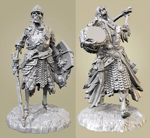 QOMJSDLP 1/35 Ancient Hell Samurai Warrior Resin Model Kit Unbemalt und unmontiert Soldier Resin Model Kit (2-Personen) //g7F2A3 von QOMJSDLP