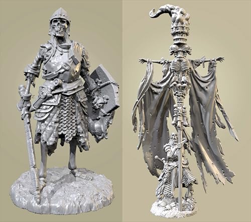 QOMJSDLP 1/35 Ancient Hell Samurai Warrior Resin Model Kit Unbemalt und unmontiert Soldier Resin Model Kit (2-Personen) //g7F2A4 von QOMJSDLP