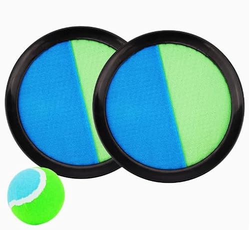 QOUBNIC 4 Stück Paddel und 5 Bälle Schläger Strand Set Fang Schläger Bälle Set Spiele Strand Kinder Ball Spiel Strand Stick Schläger Set Outdoor Kinder für 3 4 5 6 7 8 9 10 Jahre QOUBNIC 4 Stück Paddel und 5 Bälle Schläger Strand Set Fang Schläger Bälle Set Spiele Strand Kinder Ball Spiel Strand Stick Schläger Set Outdoor Kinder für 3 4 5 6 7 8 9 10 Jahre von QOUBNIC