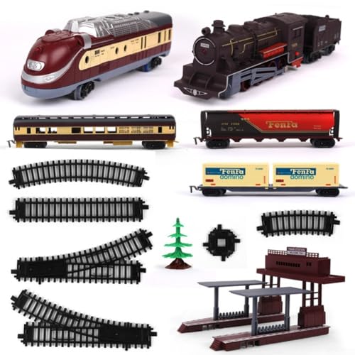 Erweiterungspaket für Eisenbahnschienen, ideal für Modellbau, Sandtisch und pädagogische Nutzung (Querschnittsschiene) von QOXEZY