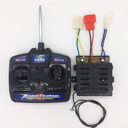 QOXEZY Verbessern Sie den Spaß und die Leistung von Elektroautos für Kinder mit 27 MHz Fernbedienungsempfänger (6-V-Empfänger und RC) von QOXEZY