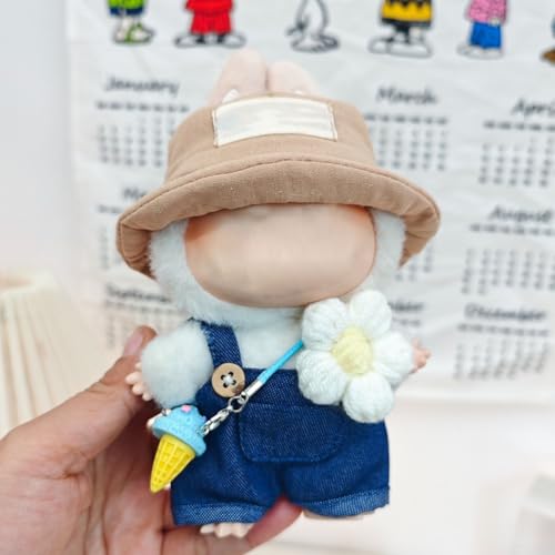 Unique Doll Outfit Set for Labubu Dolls with Accessories Perfect for 15 17cm Dolls' Playtime (D ) von QOXEZY