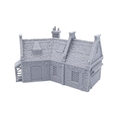 QP3D – Historisches Europäisches Haus – 15–20 mm Wargaming-Gelände für napoleonische Schlachten und Dioramen – Modellbau aus dem 16. – 19. Jahrhundert (Maßstab 15 mm) von QP3D Wargames