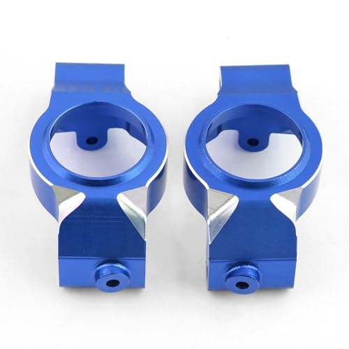 1/5 Aluminiumlegierung Vorne und Hinten Schwingarmblock C Lenkbecher Upgrade Kit for Traxxas X-MAXX Big X Metallzubehörteile(Block C-Blue) von QPAJWAKS