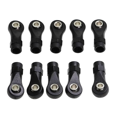 10Pcs Plastic M4 Rod End Link Linkage Balls Joint Head for 1/10 RC Car Crawler Axial SCx10 II 90046 TRAxxAS von QPAJWAKS