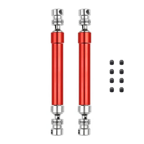2 STÜCKE Metall CVD Antriebswelle 110-160mm for 1/10 RC Rock Crawler Axial SCX10 90046 Traxxas Trx4, Rot 2 STÜCKE Metall CVD Antriebswelle 110-160mm for 1/10 RC Rock Crawler Axial SCX10 90046 Traxxas Trx4, Rot von QPAJWAKS