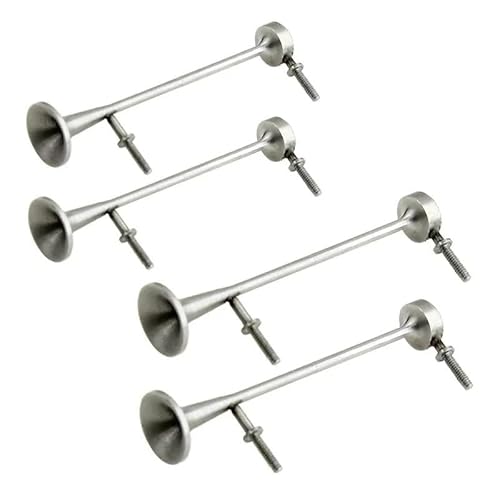 2 Stücke Metall Lautsprecher Pfeife Horn Modell for 1/14 1:14 RC Tamiya König Hauler GL Traktor LKW Modell LESU Scania R620 ACTROS 3363(48mm) von QPAJWAKS
