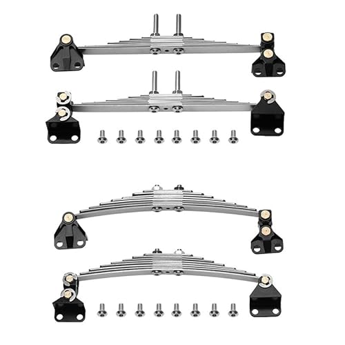 2 stücke Metall Suspension Feder Platte Vorne Hinten Blattfeder Aufhänger for 1/14 Tamiya RC Dump LKW Scania 770S Volvo Benz LESU Auto(E) von QPAJWAKS