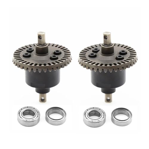 2Pcs Vorne Hinten Differential mit Lager for Traxxas Slash 4X4 VXL Stampede Rustler 1/10 RC Auto Upgrade Teile von QPAJWAKS