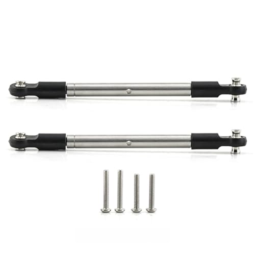 304 Edelstahl Front Steering Einstellbare Spurstange Link Rod Linkage 8997 for TRAXXAS Maxx 2,0 WideMaxx 1/10 RC Auto Upgrade von QPAJWAKS