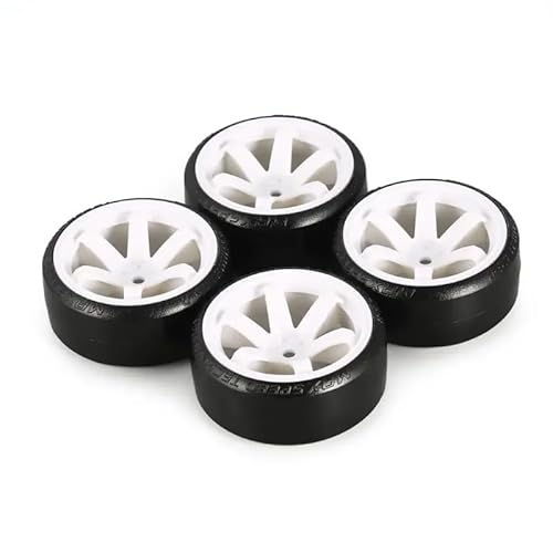 4 Stück RC Hard Pattern Drift Reifen Reifenrad for Trxs HSP Tamiya HPI 1:10 RC On-Road Fahrzeug Drifting Car Hard Reifen Set(Blauw) von QPAJWAKS