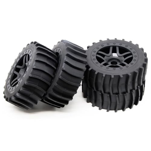 4 stücke 118 * 42mm Off Road Buggy Sand Paddel Wüste Rad Reifen 17mm Hex for RC 1/7 1/8 1/10 ARMAA TRAXXAS Slash 2WD 4WD Wltoys von QPAJWAKS