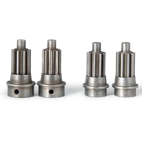 4-teiliges Metall-Vorder- und Hinterrad-Portal-Antriebswellen-Eingangszahnrad-Set 8259 8257 for Traxxas TRX-4 TRX4 1/10 RC Crawler Car von QPAJWAKS