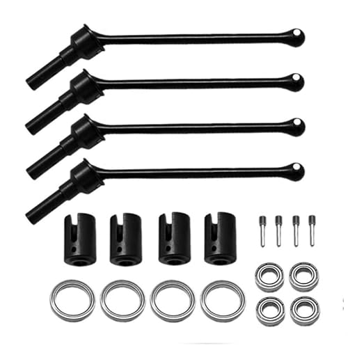 4Pcs Stahl Vorne Und Hinten Erweiterte Antriebswelle CVD Mit Welle Tasse for 1/10 Traxxas MAXX Widemaxx RC Auto Upgrades Teile von QPAJWAKS