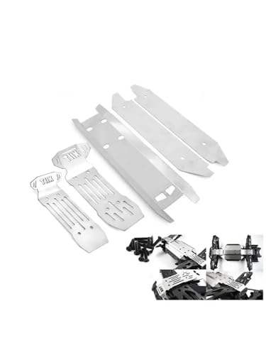 5 stücke Edelstahl Vorne und Hinten Chassis Rüstung Skid Plate Protector for 1/6 Traxxas XRT RC LKW Auto Upgrade Teile 5 stücke Edelstahl Vorne und Hinten Chassis Rüstung Skid Plate Protector for 1/6 Traxxas XRT RC LKW Auto Upgrade Teile von QPAJWAKS
