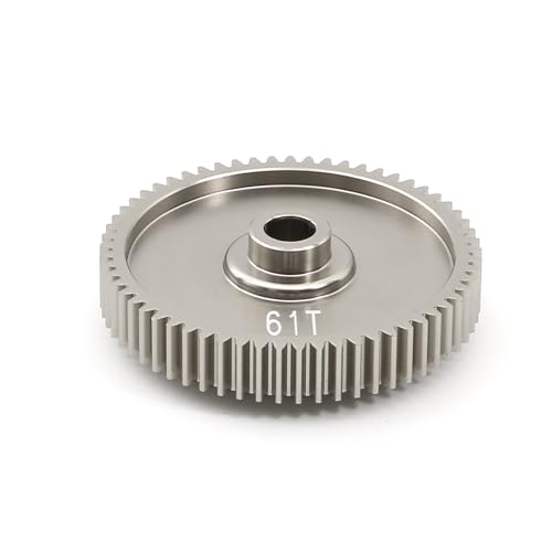 55T 58T 61T High Speed ​​Stirnradgetriebe 51004 53665 for Tamiya TT01 TT-01 1/10 RC Auto Upgrade Teile Zubehör(61T) von QPAJWAKS