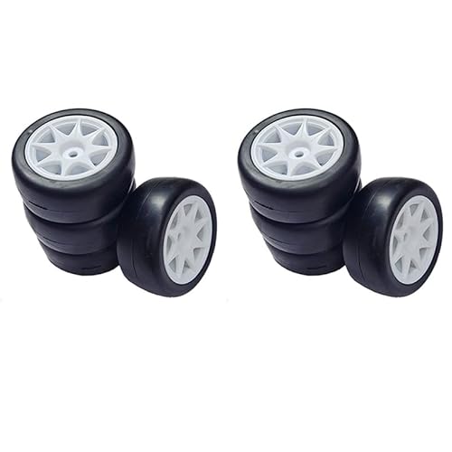 8 Stücke 58Mm Reifen 12Mm Sechskanträder Mit Schwamm for 1/10 1/12 RC Drift Auto 3Racing Sakura M4 M5 MST TCR Tamiya M04 M05 von QPAJWAKS