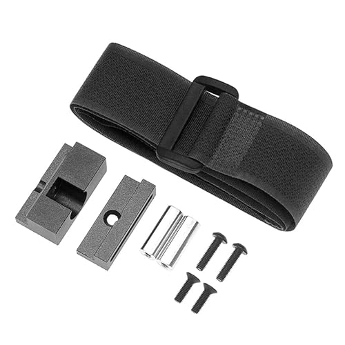 Batteriehalter Halterung Halten Unten Mit Batteriegurt for Tamiya TT02 TT02D TT02B 1/10 RC Auto Upgrade Teile von QPAJWAKS