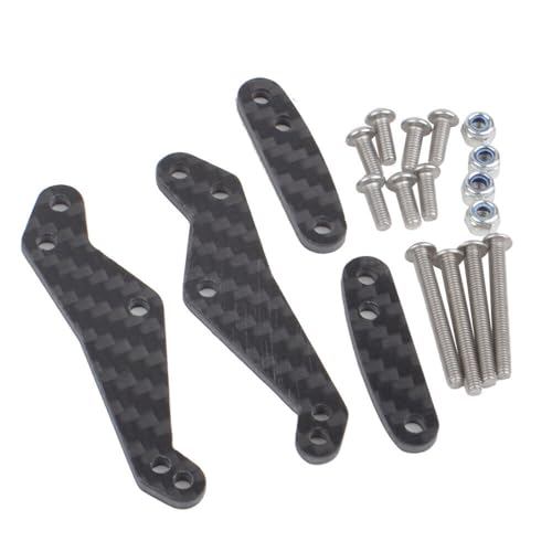 Carbon Fiber Hinten Shock Platte for 1/10 Tamiya Monster Beetle Frog Blackfoot Chassis Upgrade Zubehör Carbon Fiber Hinten Shock Platte for 1/10 Tamiya Monster Beetle Frog Blackfoot Chassis Upgrade Zubehör von QPAJWAKS