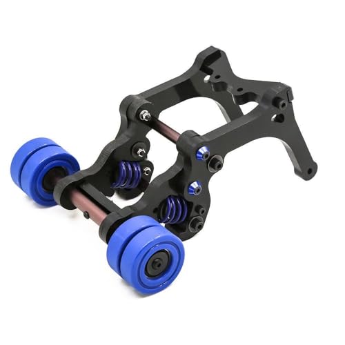 Double Wheel Keel Wheelie Raise Head Bar Upgrade Parts for 1/5 Traxxas XMAXX X-MAXX Accessories(Blauw) von QPAJWAKS