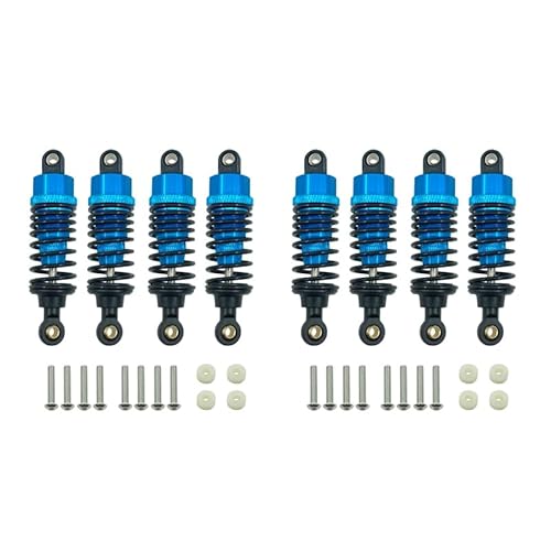 L81A 2025-8-teiliges Stoßdämpfer-Dämpferset aus Aluminiumlegierung for Tamiya TT-01 TT01 TT-02 TT02 1/10 RC-Auto-Upgrade-Teile, blau L81A 2025-8-teiliges Stoßdämpfer-Dämpferset aus Aluminiumlegierung for Tamiya TT-01 TT01 TT-02 TT02 1/10 RC-Auto-Upgrade-Teile, blau von QPAJWAKS