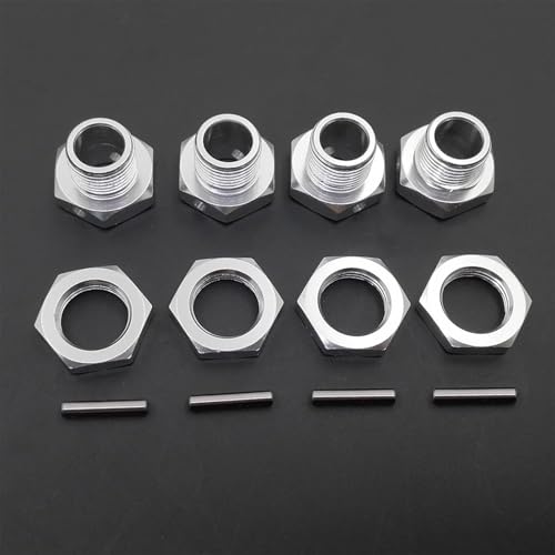 M17 17mm Aluminium-Radsechskant-Adaptermutterstift Anti-Staubschutzabdeckung for 1/8 RC-Modellauto HPI HSP Losi Axial Kyosho Tamiya 81011(Green) von QPAJWAKS